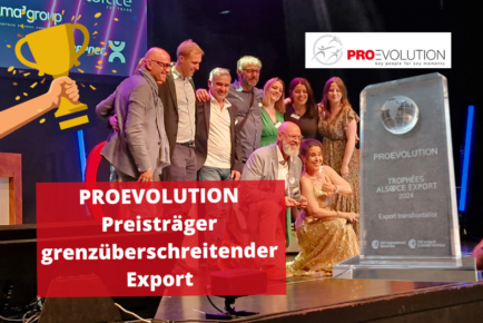 PROEVOLUTION Preisträger grenzüberschreitender Export 2024