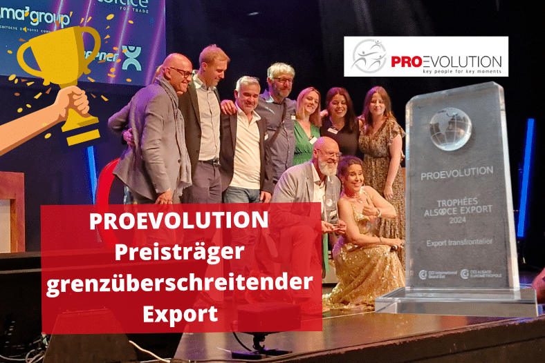 PROEVOLUTION Preisträger grenzüberschreitender Export 2024